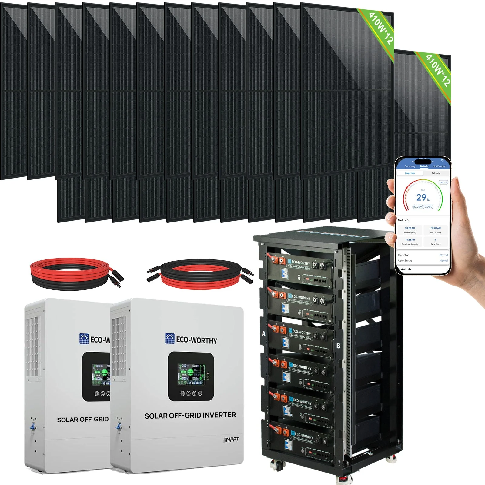 ECO-WORTHY Complete Off-Grid Solar Panel Kit 120V/240V - Image 14