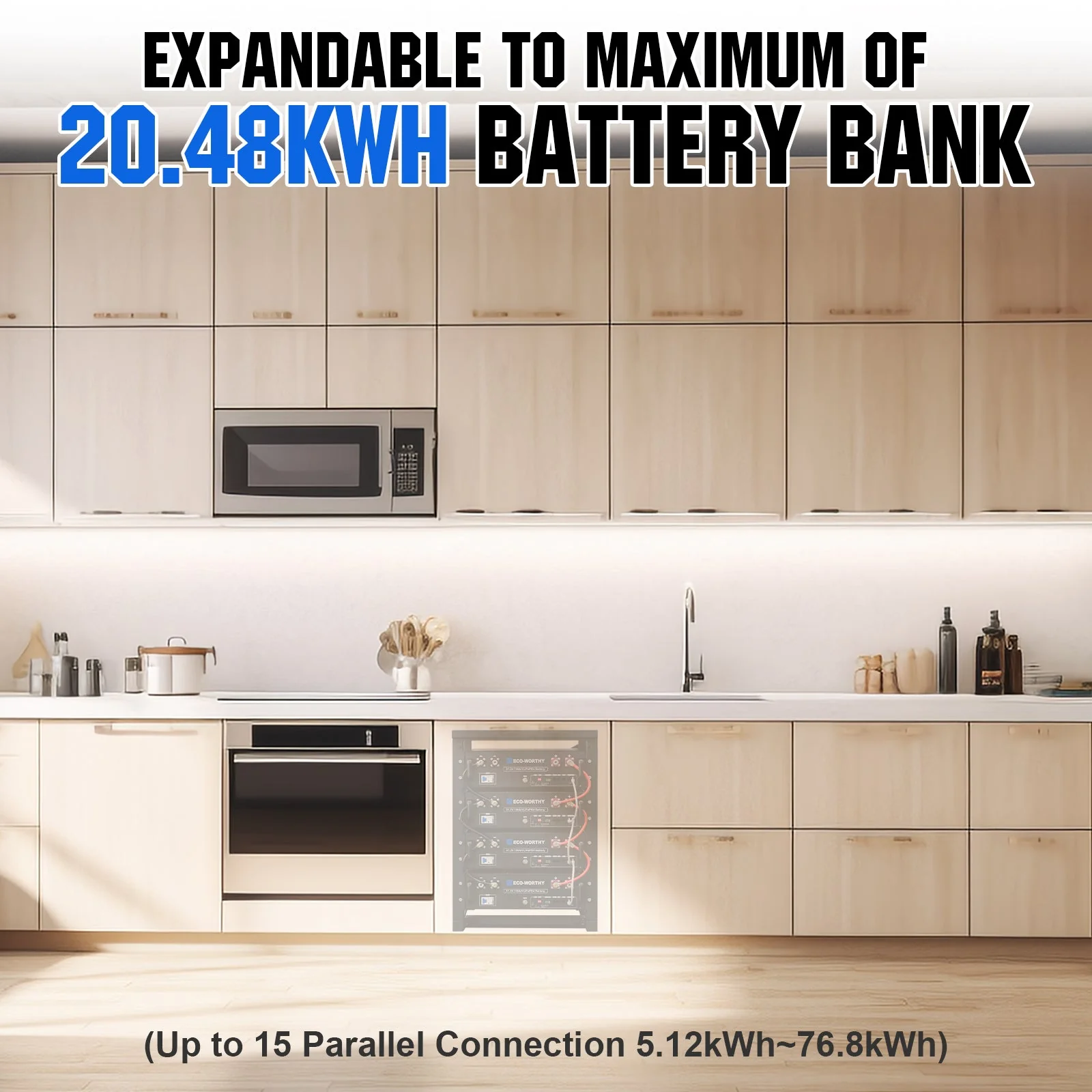 ECO-WORTHY Complete Off-Grid Solar Panel Kit 120V/240V - Image 7