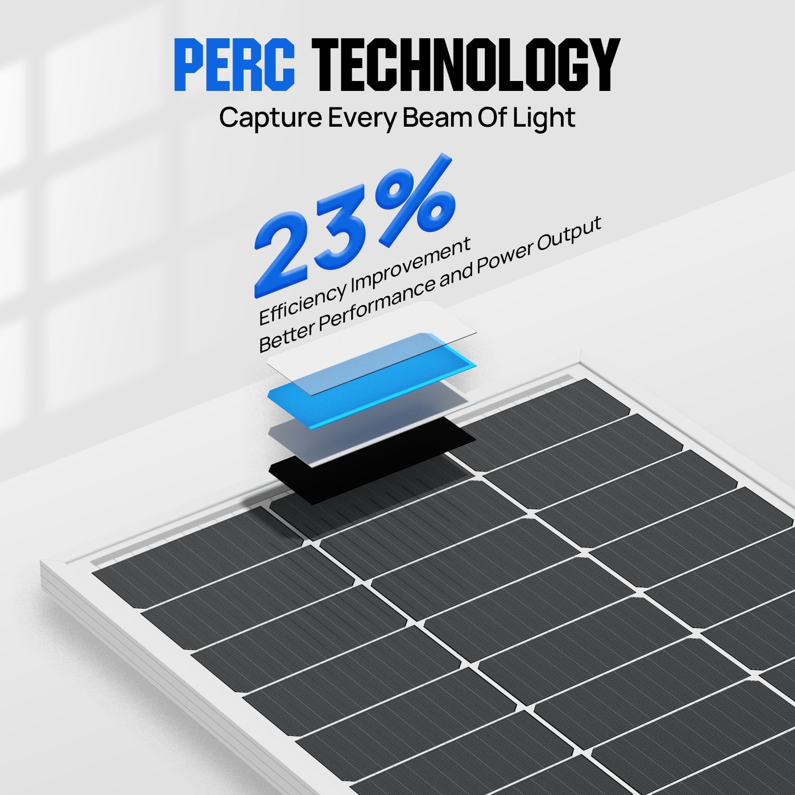 100W 12V Monocrystalline Solar Panel - Image 3