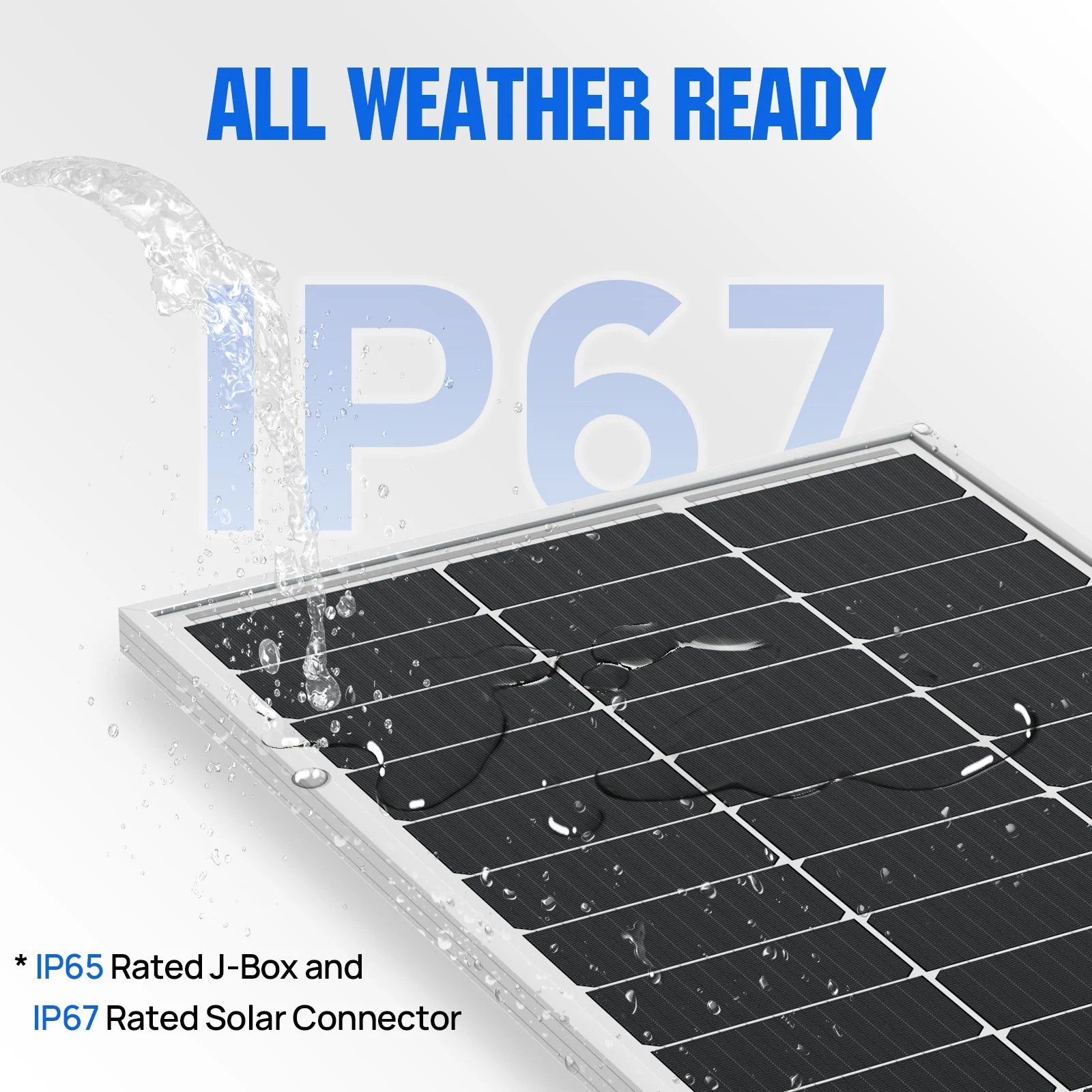 100W 12V Monocrystalline Solar Panel - Image 6