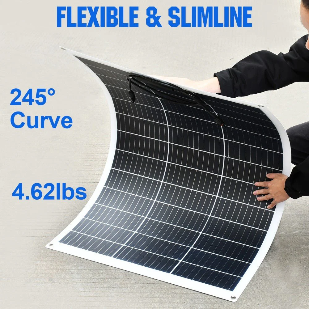 130W 12V Flexible Mono Solar Panel - Image 3