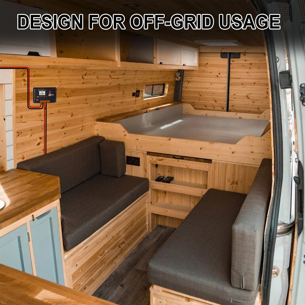 30A PWM LCD Display Solar Charge Controller Regulator with USB Port 12V/24V Autoswitch - Image 12