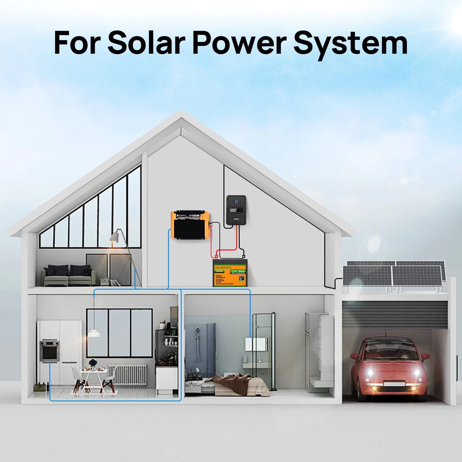 LiFePO4 12V 100Ah Lithium Iron Phosphate Battery With Low Temperature Protection - Image 11