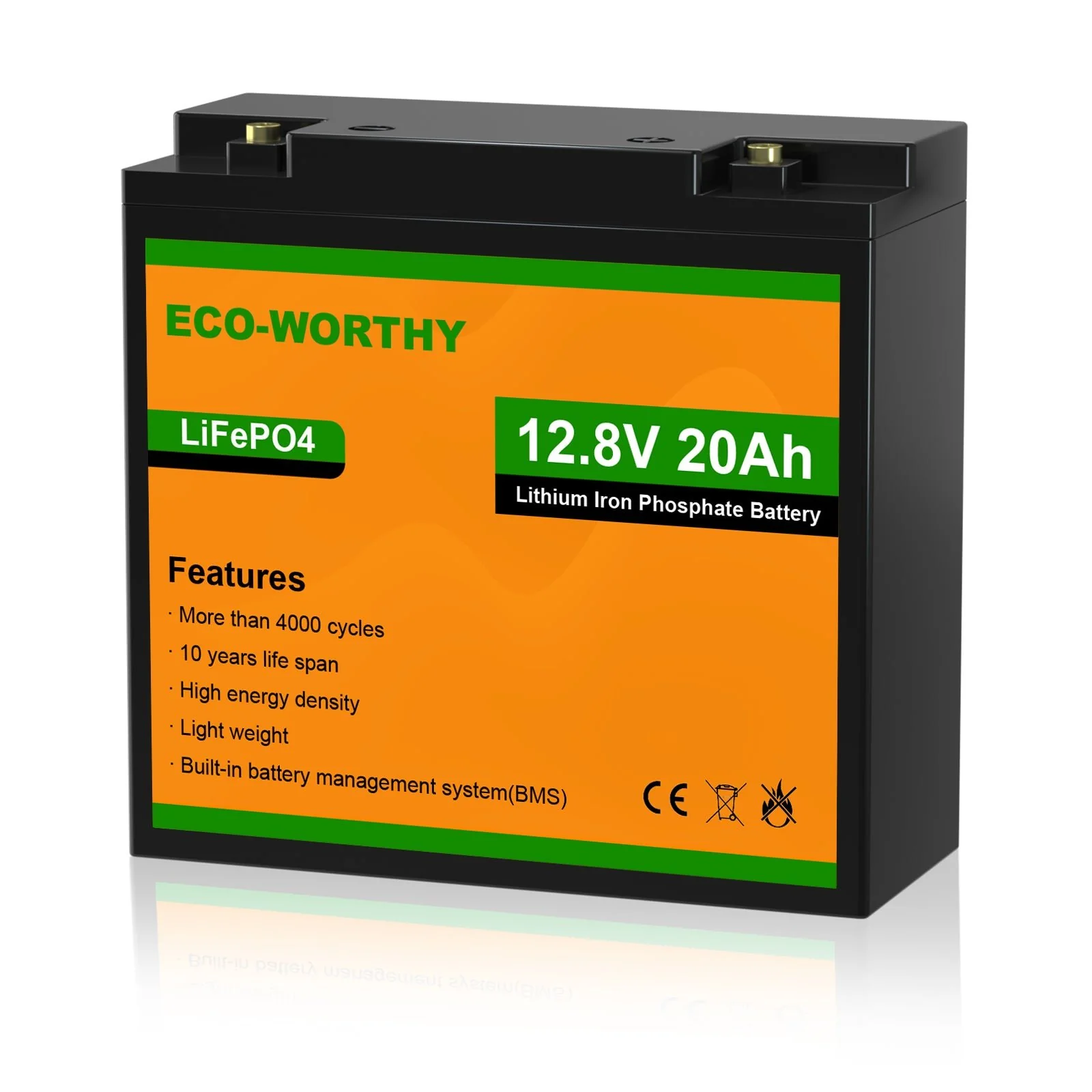 B2B-LiFePO4 12V 10Ah Lithium Iron Phosphate Battery - Image 13