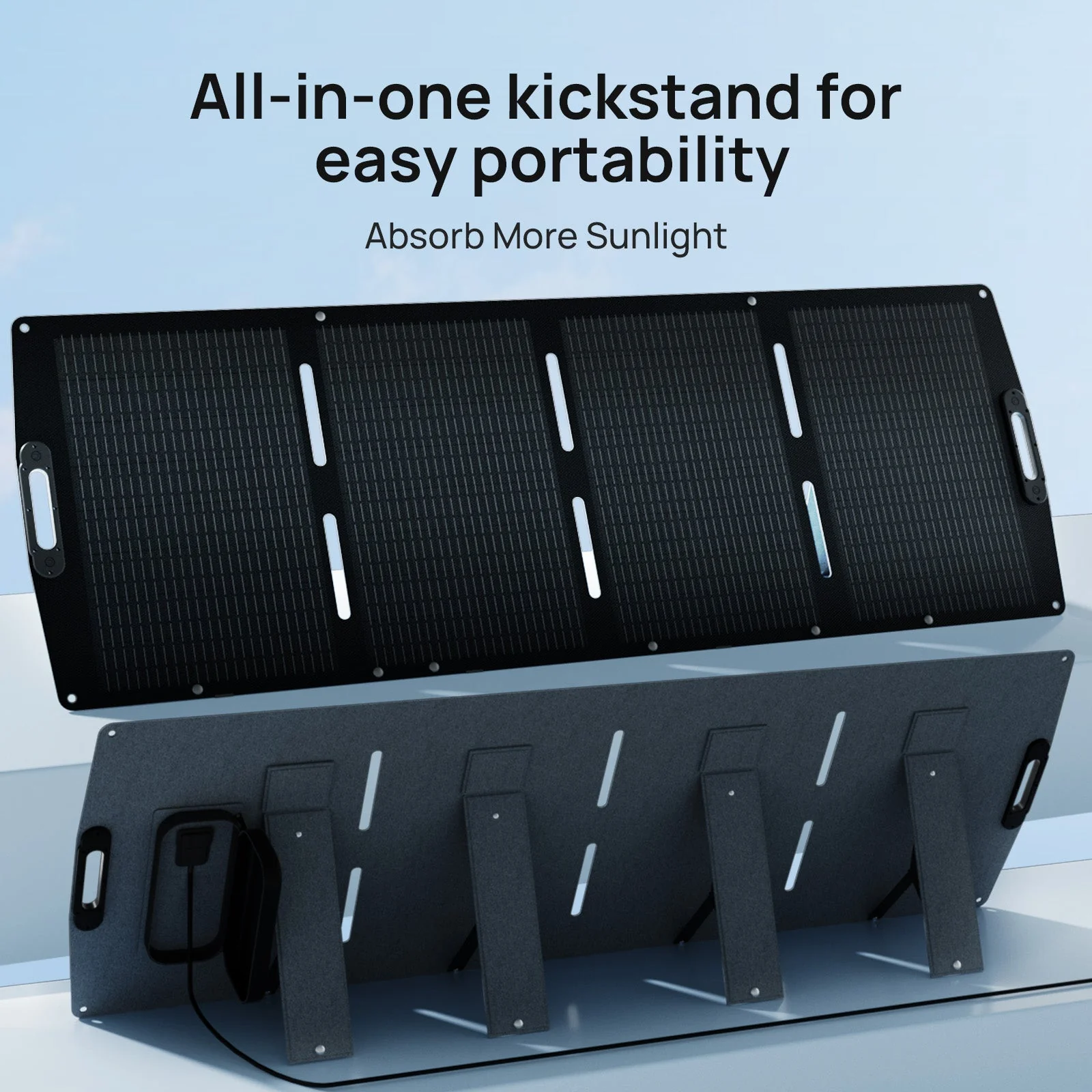 ECO-WORTHY 200W Portable Solar Panel for Outdoor Camping RV - Image 9