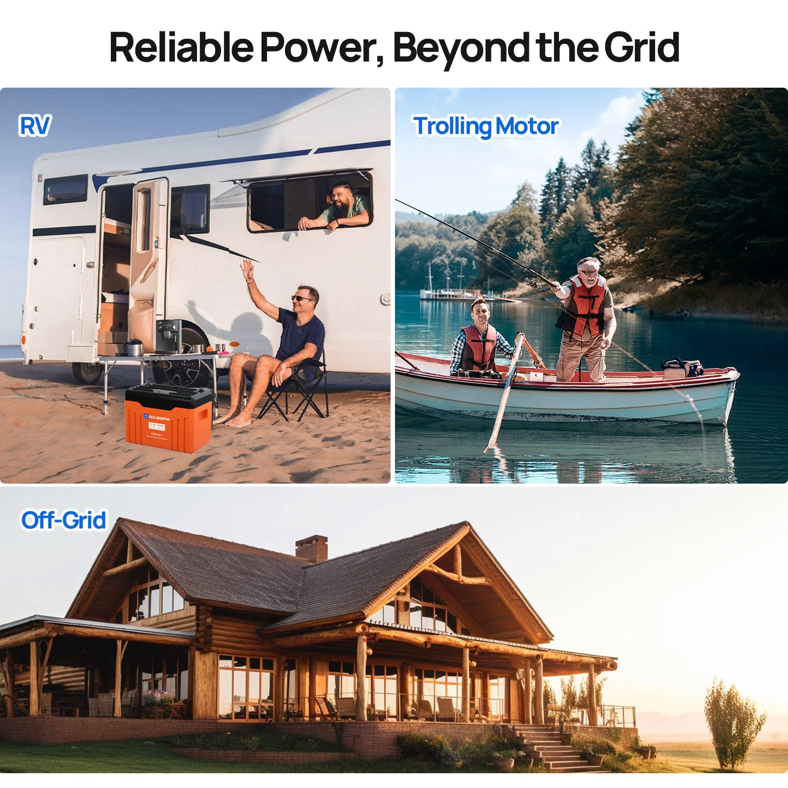 ECO-WORTHY 24V 100Ah Bluetooth Lithium Battery with BMS - Image 10