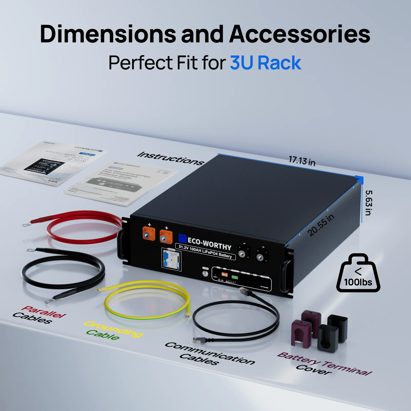 Off Grid Home Power Bundle | 5kW Inverter with 48V 100AH Server Rack Battery - Image 5