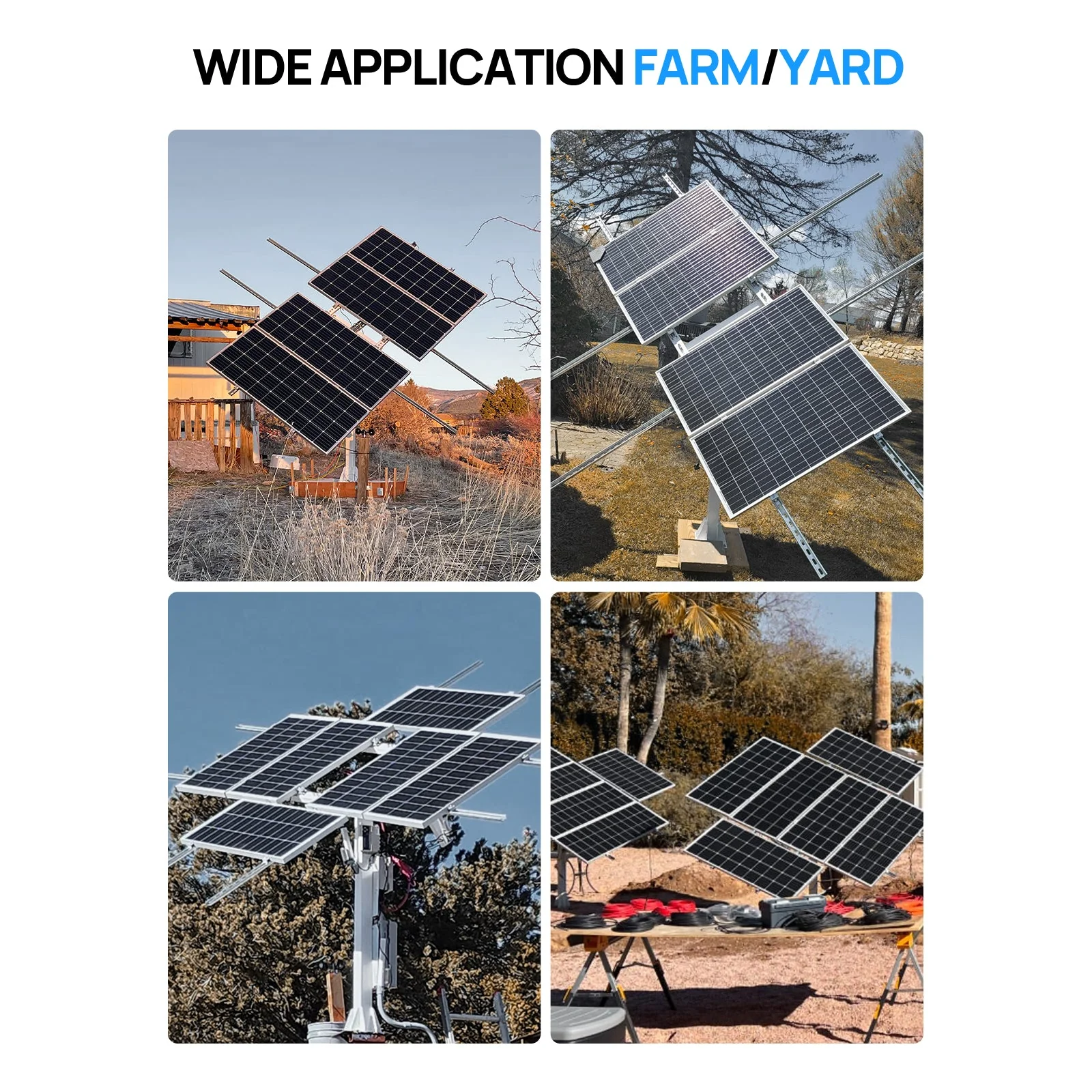 ECO-WORTHY Dual Axis Solar Panel Tracking System Expanded - Image 10