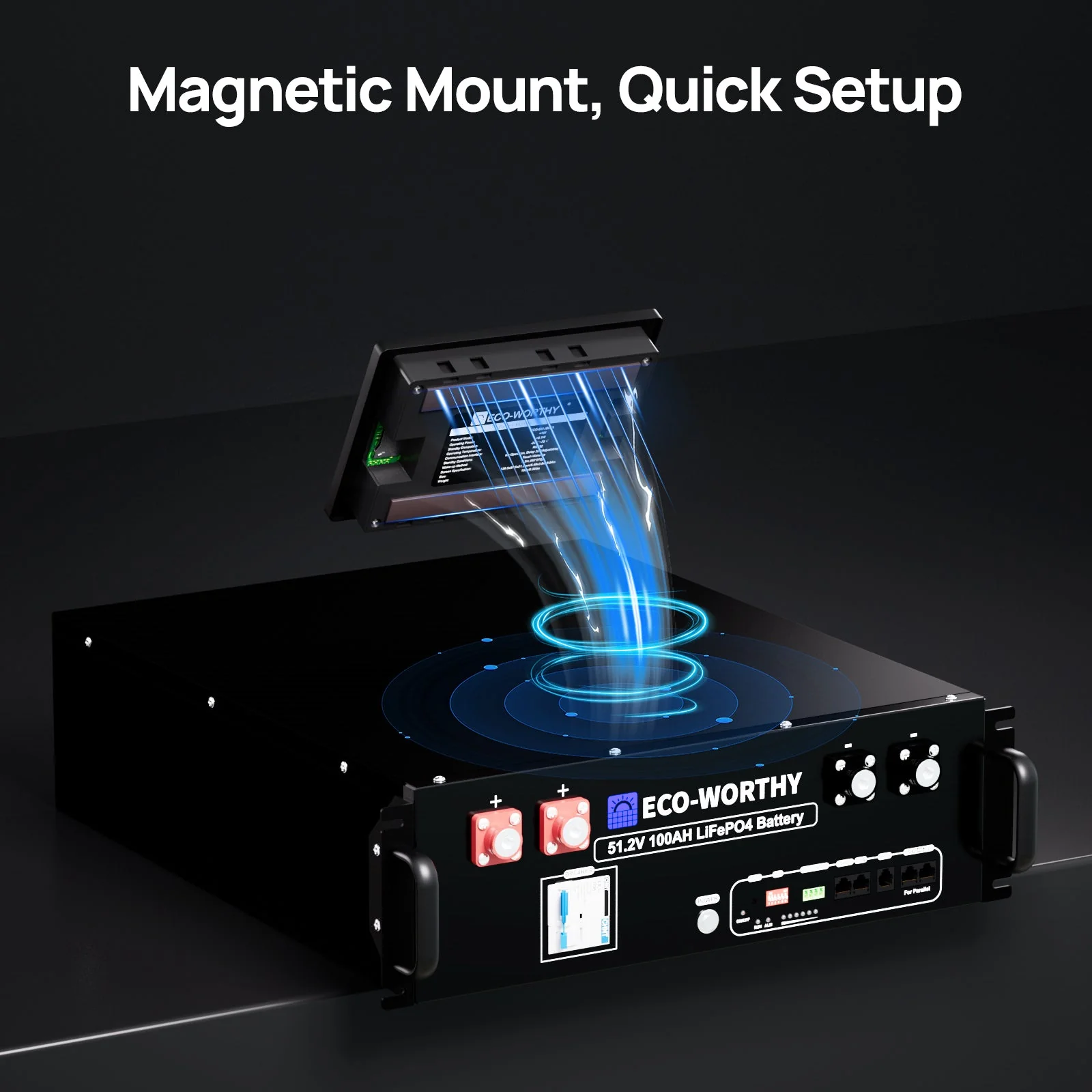 ESM100 Battery Monitor For 48v 100ah Server Rack Battery(Version3) and 48V 50ah Sever Rack Battery - Image 7