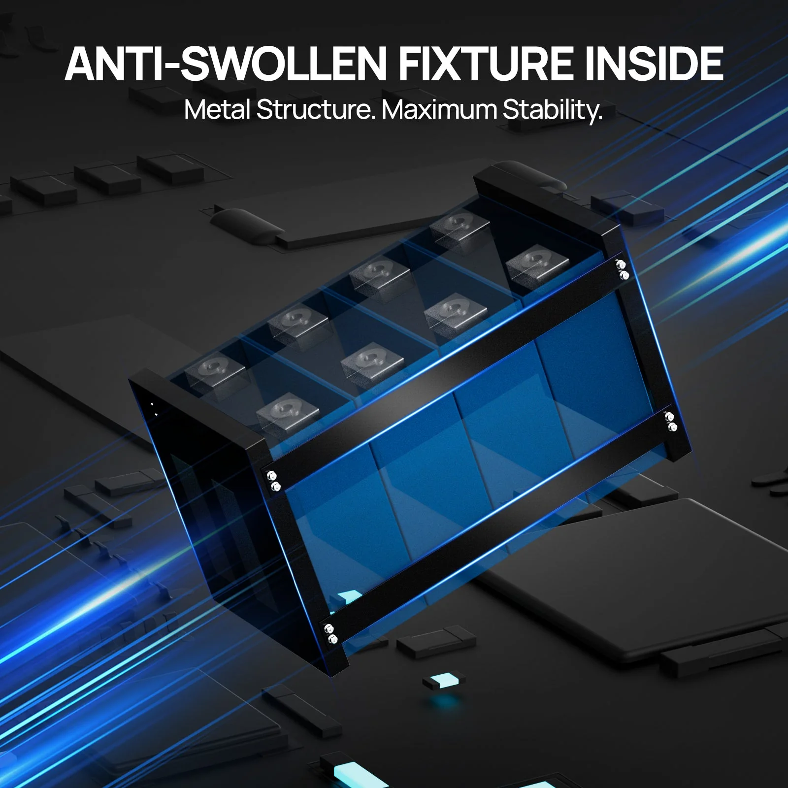 Upgraded LiFePO4 12V 100Ah Lithium Battery with Bluetooth and Low-Temp Protection - Image 5